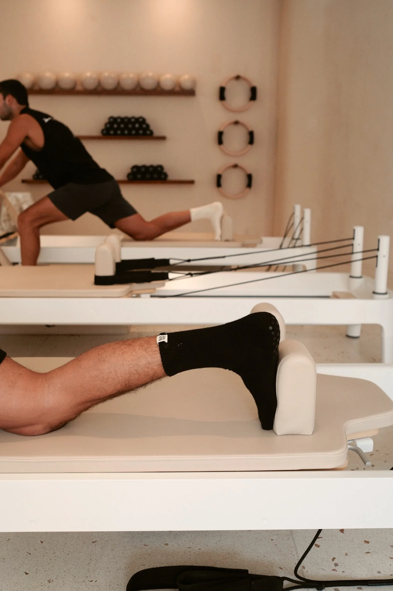 Black - Les Basics Grip Socks - Image 4